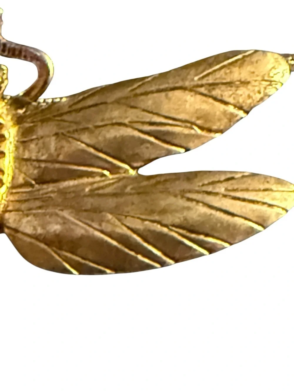 Vintage Sterling Silver Dragonfly Necklace | Italy 925 Chain|Signed COU Sterling